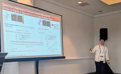 Yiyang Chen at the Optica Biophotonics Congress