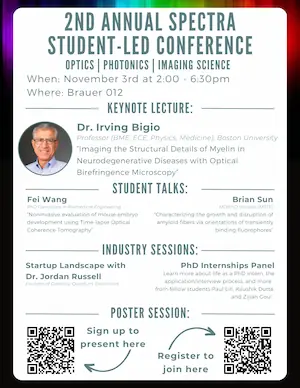 2nd annual SPECTRA student-led conference flyer