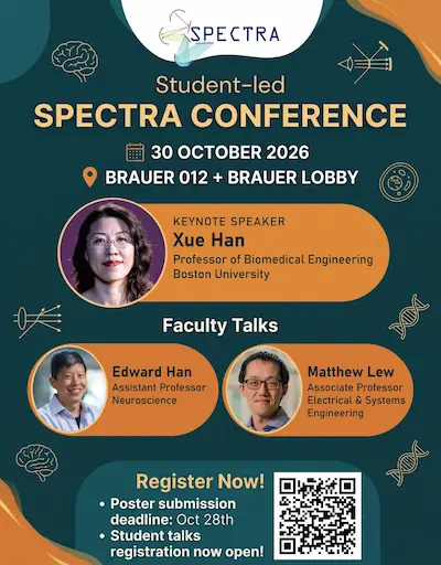 Student-led SPECTRA Conference 2026, Brauer 012 and Brauer lobby
